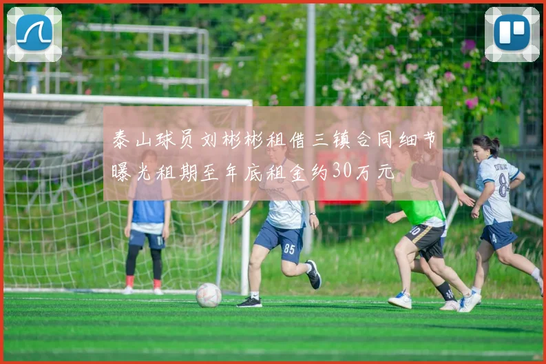 泰山球员刘彬彬租借三镇合同细节曝光租期至年底租金约30万元